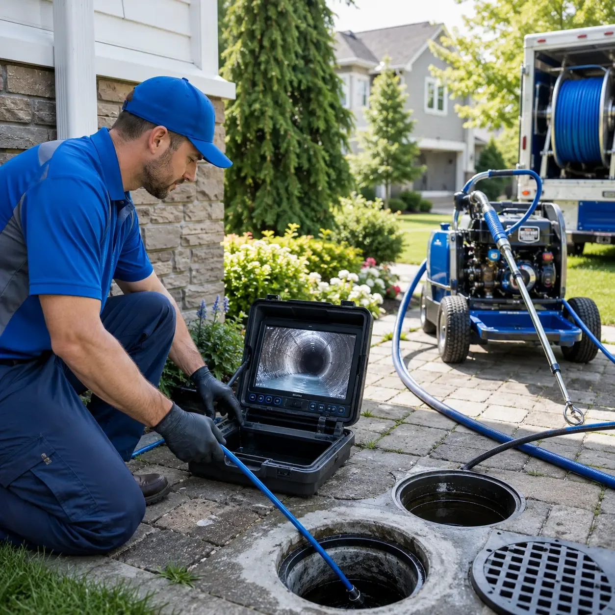 Outdoor drain cleaning professionals serving Bellerose, NY